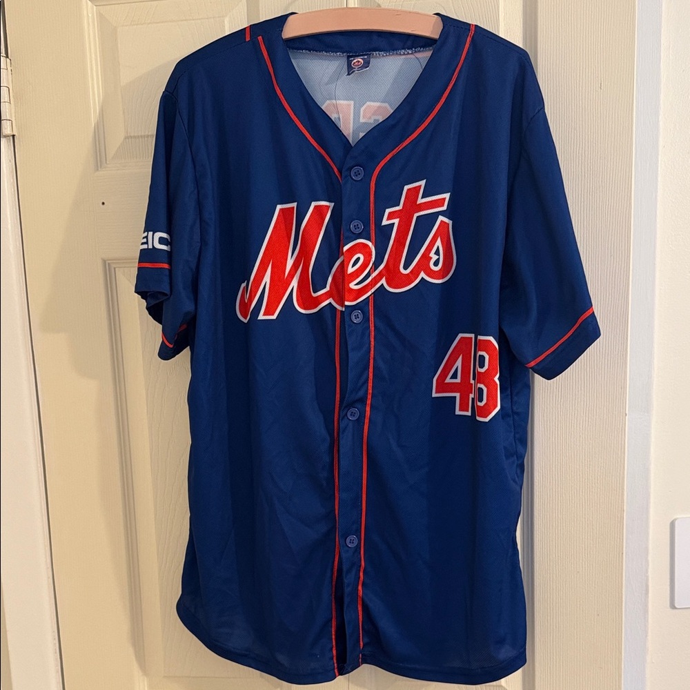 New York Mets Baseball Jersey - deGrom